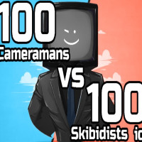 100 Cameramans Vs 100 Skibidists Io img